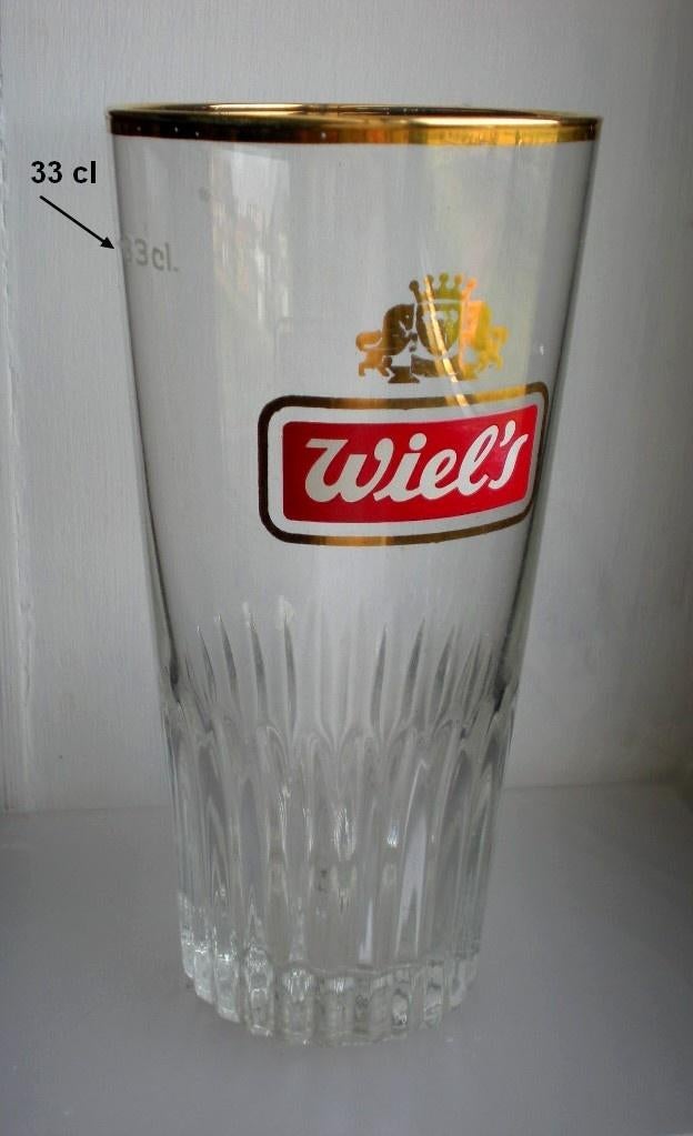 WIELS  33 cl, Collections, Marques de bière, Enlèvement ou Envoi, Comme neuf, Verre ou Verres