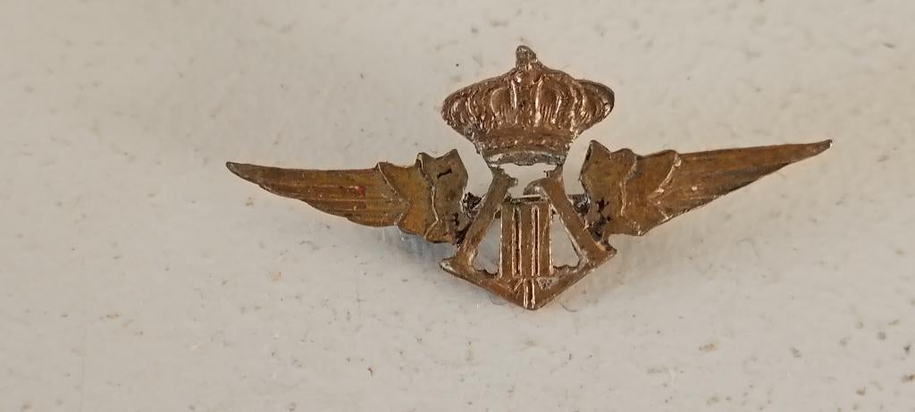 Brevet / ailes aviateur pilote belge abbl 1940, Verzamelen, Ophalen of Verzenden, Overige soorten