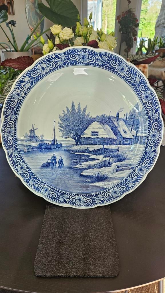 Royal Sphinx Delft wandbord, Antiquités & Art, Enlèvement ou Envoi