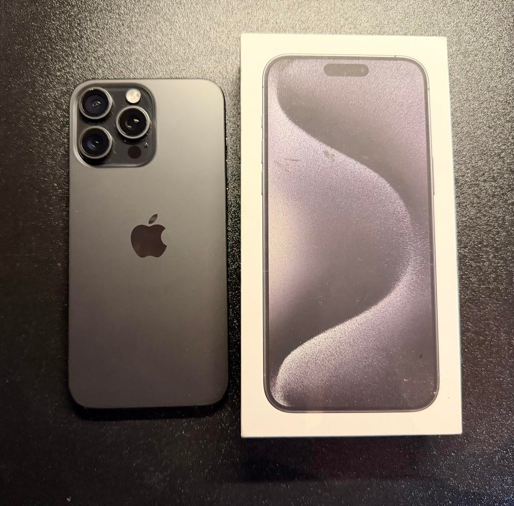 iPhone Pro Max, Télécoms, Téléphonie mobile | Apple iPhone, 256 GB, IPhone 15 Pro Max, Comme neuf, Noir