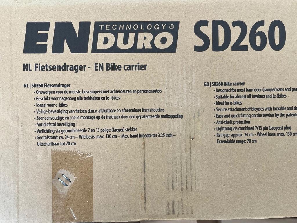 Fietsendrager speciaal voor buscampers, Auto diversen, Fietsendragers, Ophalen, Elektrische fiets, Zo goed als nieuw, 2 fietsen