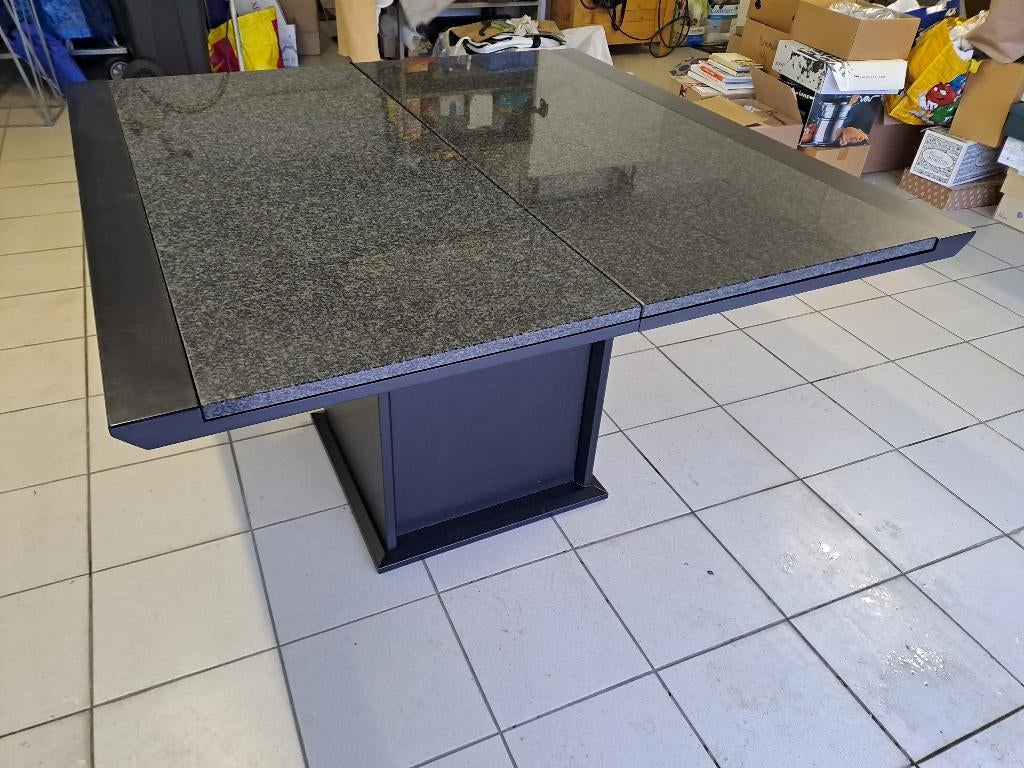 Vierkante uittrekbare tafel, Huis en Inrichting, Tafels | Eettafels, Ophalen, Vierkant