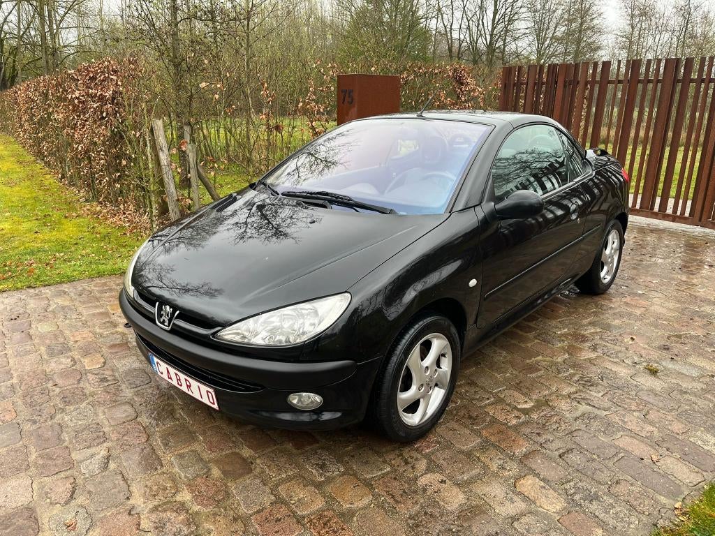 Peugeot 206 CC 1.6i 16v / 207.370 km / benzine, Autos, Peugeot, Cuir, Achat, Rétroviseurs électriques, Entreprise