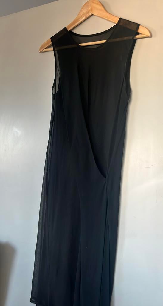 Ann Demeulemeester sheer kleedje 36, Enlèvement, Comme neuf, Taille 36 (S), Noir