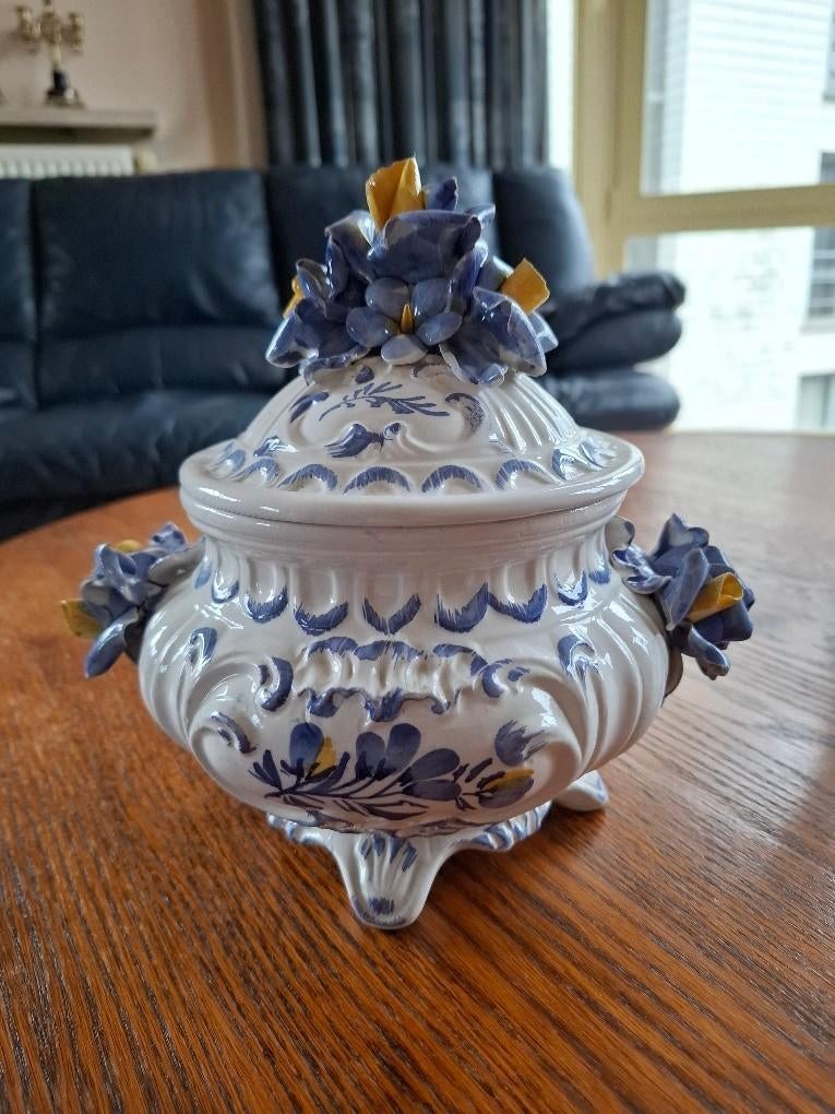 decoratief potje, Ophalen