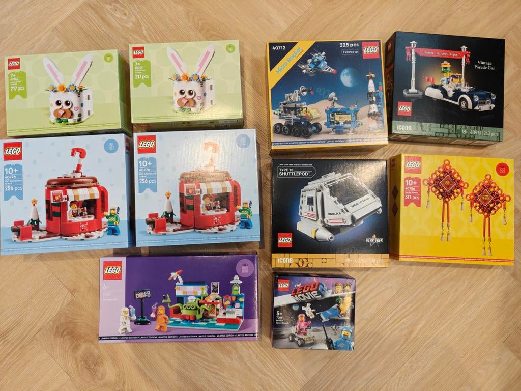 Diverse Lego GWP sets - verkocht als bundel, Kinderen en Baby's, Speelgoed | Duplo en Lego, Nieuw, Lego, Complete set, Ophalen of Verzenden
