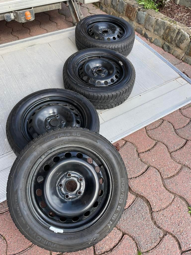 Winterbanden op stalen velgen, Enlèvement, Comme neuf