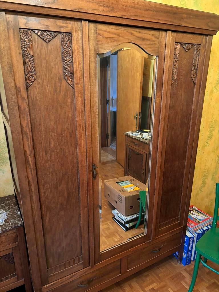 Slaapkamer, Antiek en Kunst, Antiek | Meubels | Kasten, Ophalen