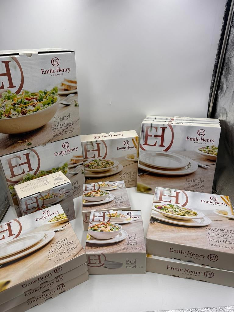 Emile Henry tafelservies, Ophalen of Verzenden, Zo goed als nieuw