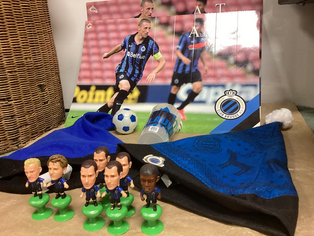 Gadgets voetbal, Club Brugge, Duivels,…, Enlèvement ou Envoi, Comme neuf, Ballon