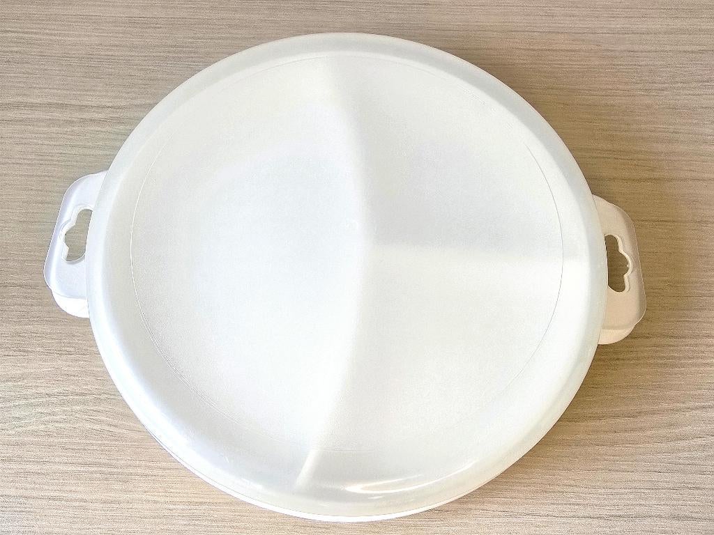3-vaks maaltijdbord met deksel voor microgolf, Huis en Inrichting, Keuken | Tupperware, Ophalen of Verzenden, Zo goed als nieuw