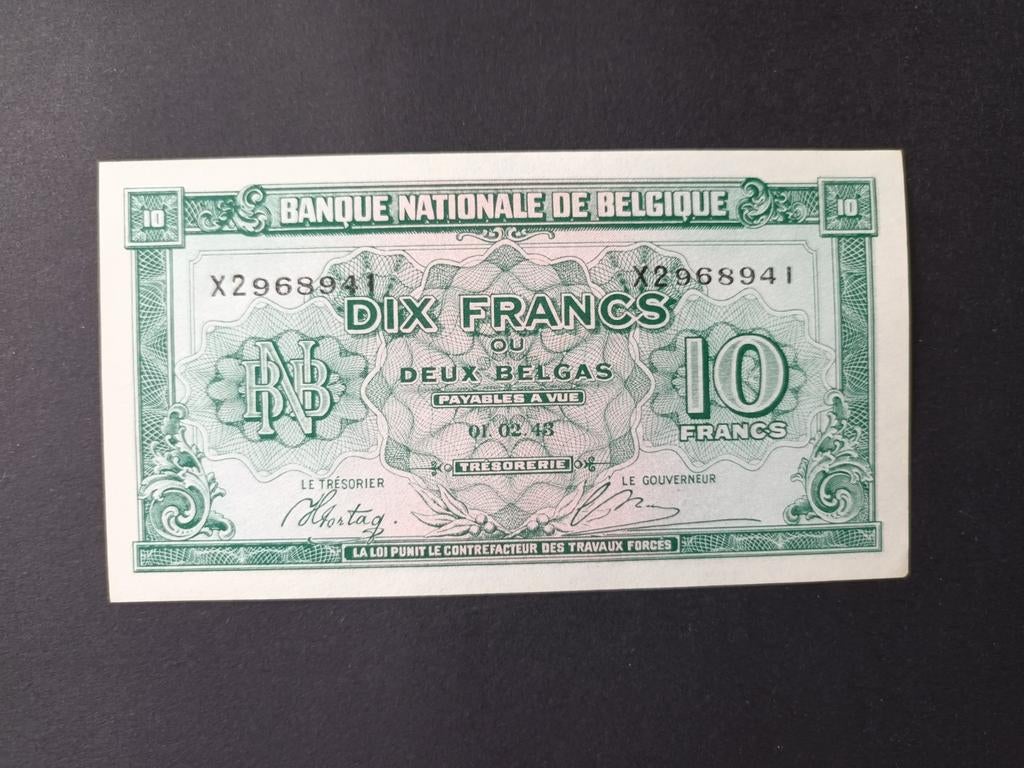 10 francs type Londres en parfait état !, Timbres & Monnaies, Billets de banque | Belgique, Enlèvement ou Envoi, Billets en vrac