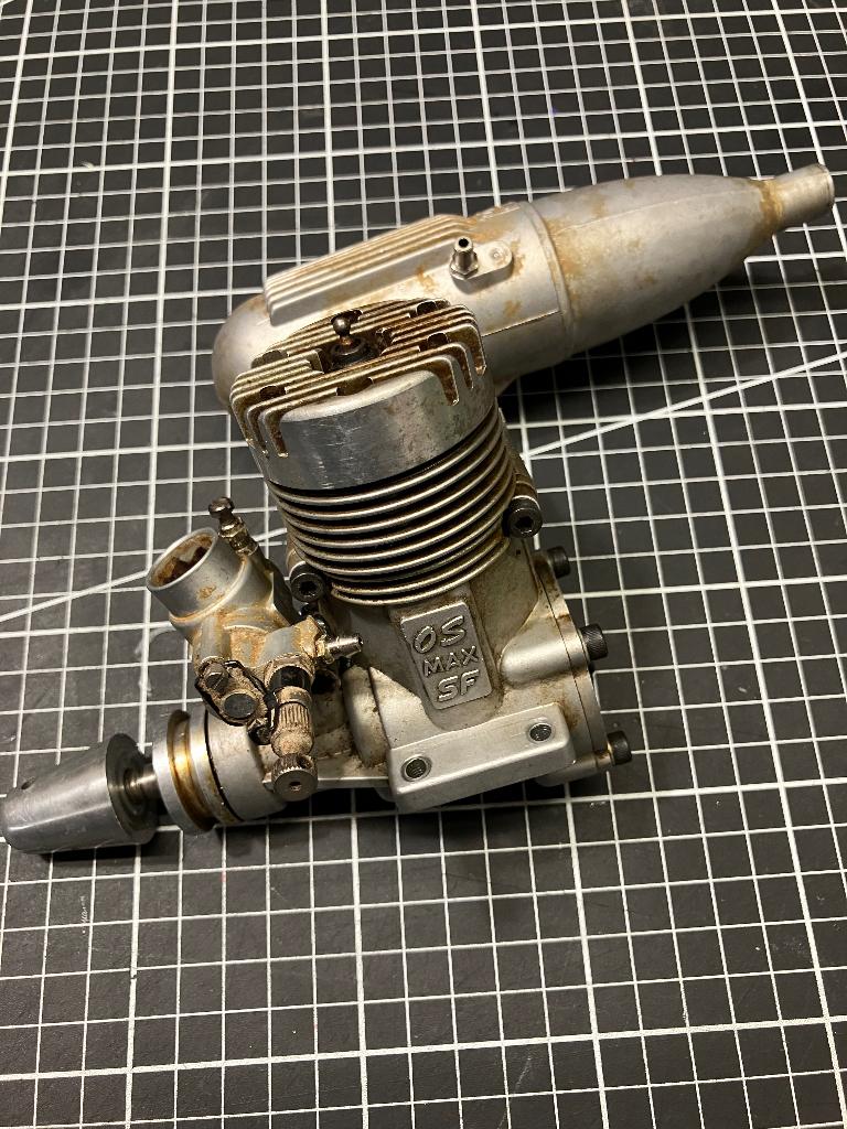 Modelbouwmotor OS Max 60 10 cc, Hobby en Vrije tijd, Modelbouw | Radiografisch | Vliegtuigen, Ophalen of Verzenden, Gebruikt, Nitro