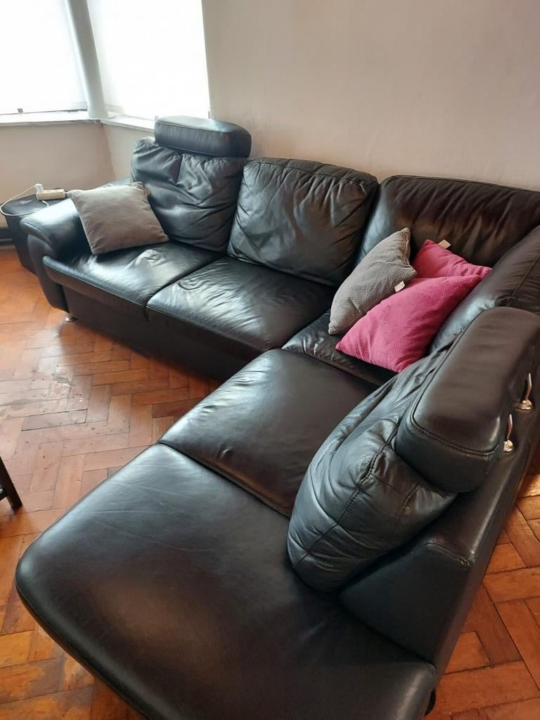 Canapé d'angle, Enlèvement, Cuir