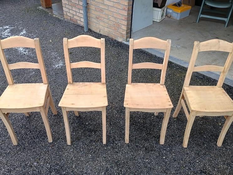 Chaises de Herve (10 € pièce), Autres couleurs, Enlèvement, Utilisé, Bois