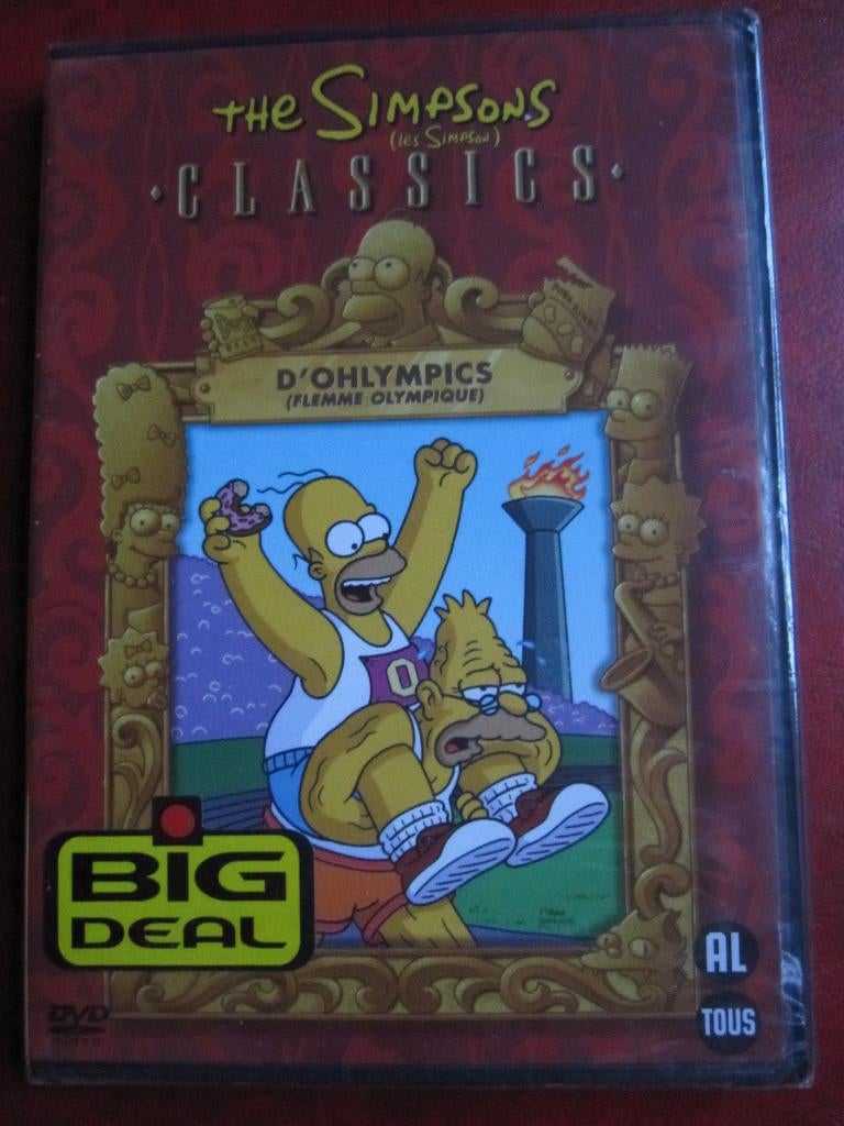 Les Simpsons - D'Olympics (nouveau dans la boîte), CD & DVD, DVD | Films d'animation & Dessins animés, Neuf, dans son emballage