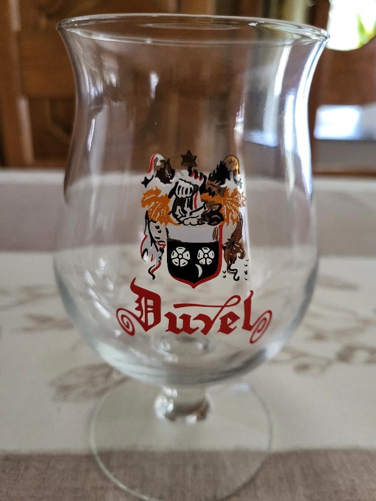 Duvel glas, Verzamelen, Ophalen, Zo goed als nieuw, Bierglas