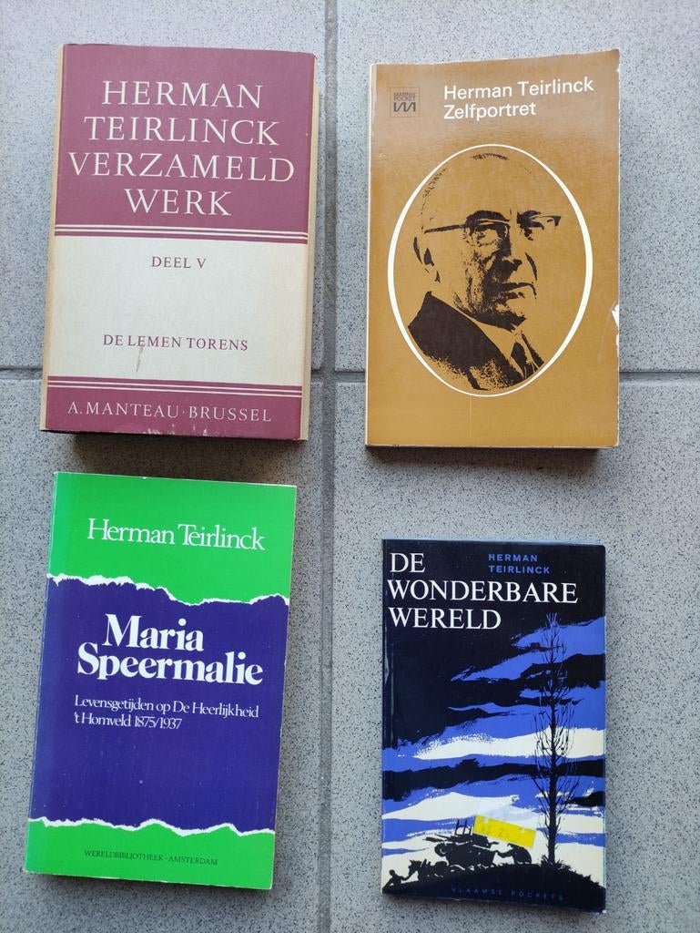 4x Herman Teirlinck, Ophalen of Verzenden