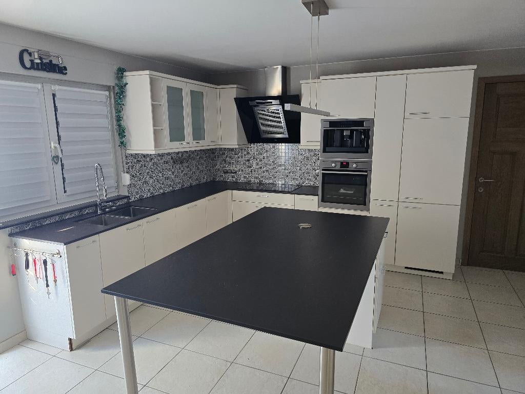 Cuisine équipée, Maison & Meubles, Composite, Comme neuf, Enlèvement, Crème