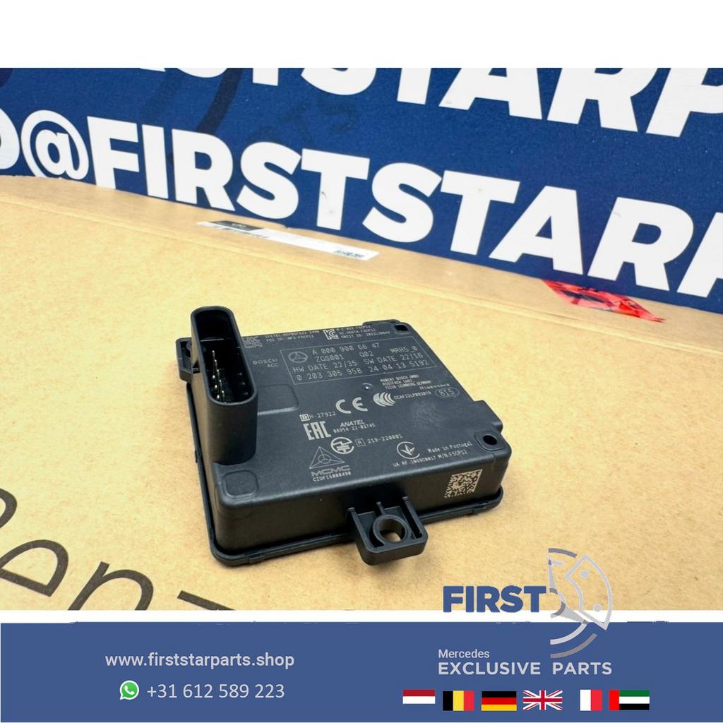 A0009006647 RADARSENSOR Mercedes W206 W290 W214 W254 W167 W2, Gebruikt, -, Ophalen of Verzenden, -