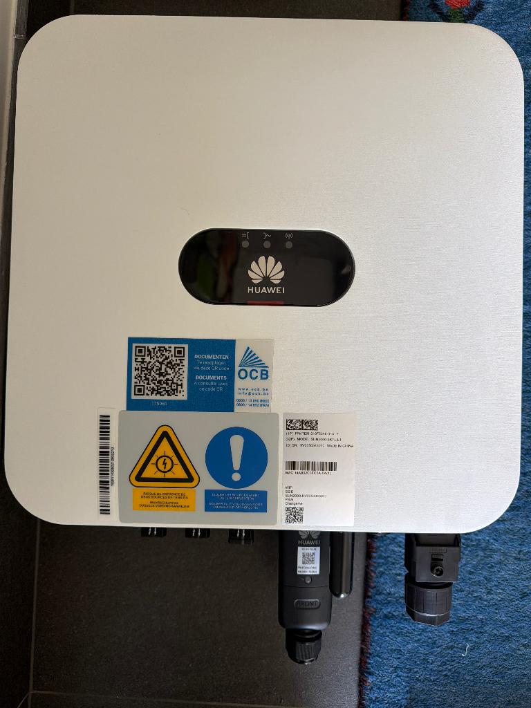 Huawei omvormer 4KTL-L1, Doe-het-zelf en Bouw, Zonnepanelen en Toebehoren, Ophalen, Zo goed als nieuw, Compleet systeem