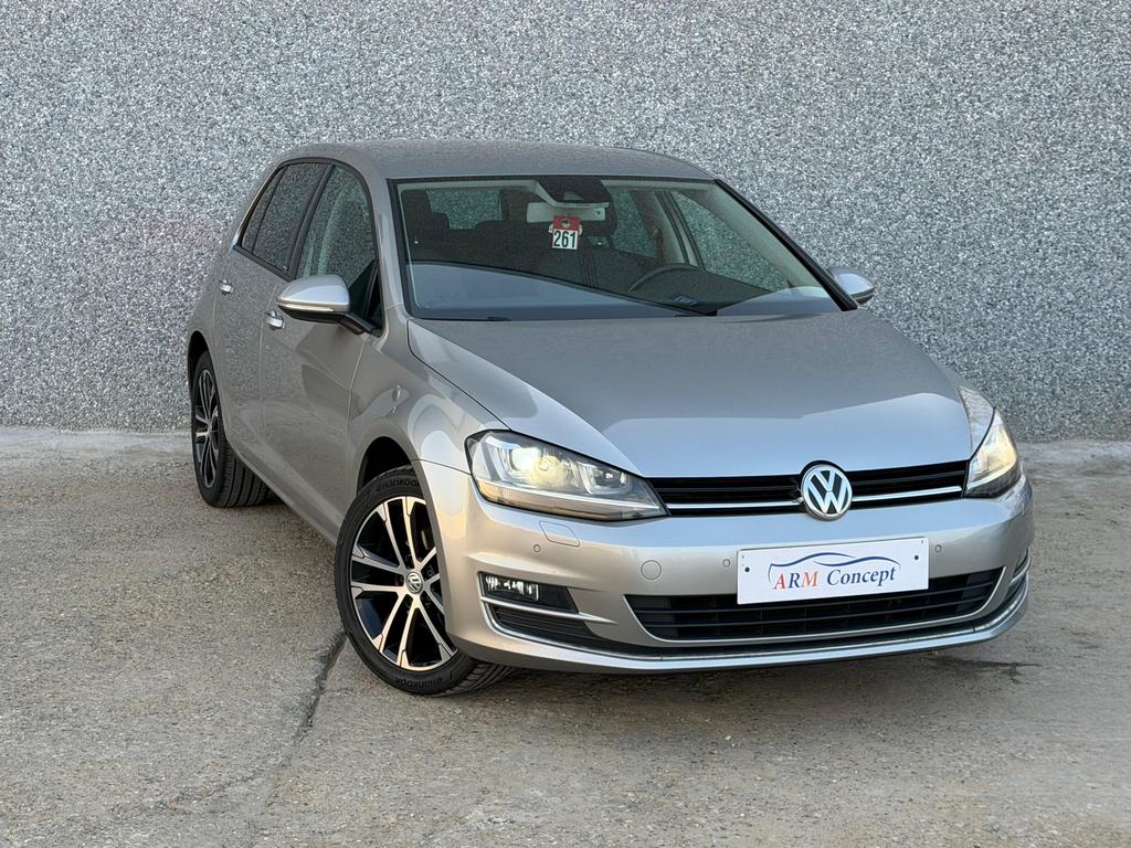 Volkswagen Golf 7 1.2 TSI essence AllStar Xenon/LED/garantie, Autos, Argent ou Gris, Achat, Euro 6, Entreprise