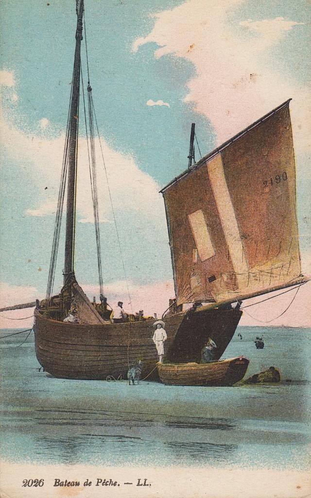 1930 - FRANCIA - Berck-sur-Mer : Bateau de Pêche, Envoi, 1920 à 1940, Affranchie, France