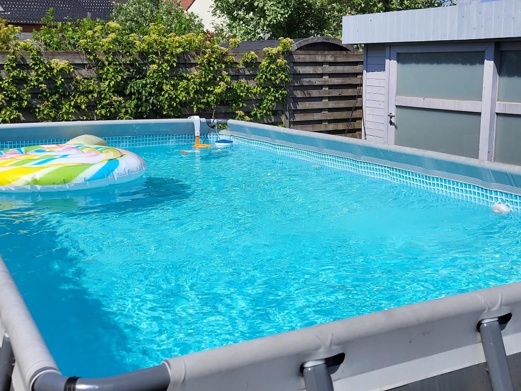 Intex Ultra XTR zwembad met zandfilter en warmtepomp, Ophalen