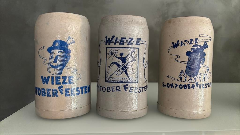 Bierpotten 1lit Wieze Oktoberfeesten, Enlèvement, Comme neuf