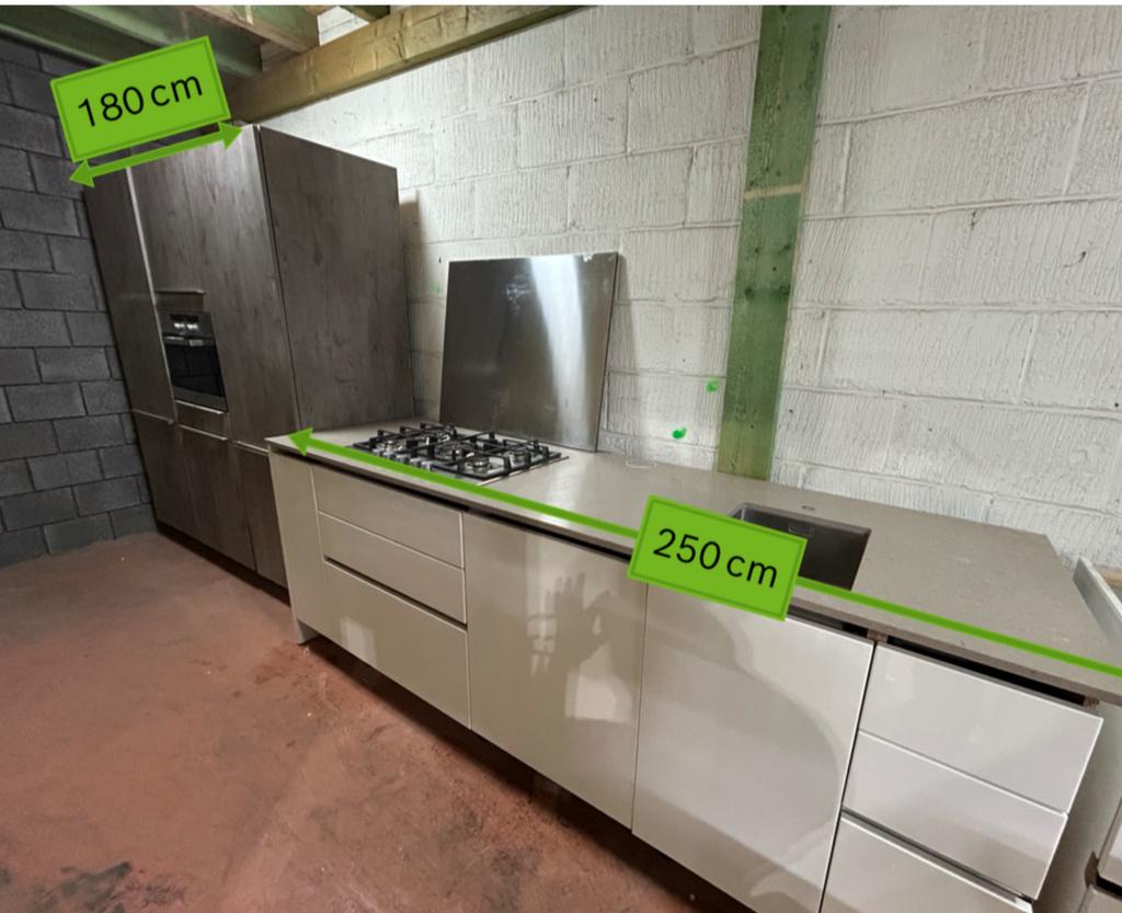 #15 Volledig gelakt/houten keukenrecht, Ophalen of Verzenden, Hout