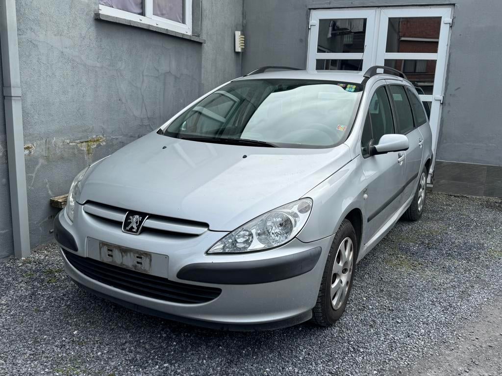 Peugeot 307 1.4 hdi stationwagen met keuring, Auto's, Peugeot, Stof, Zwart, 4 cilinders, Particulier