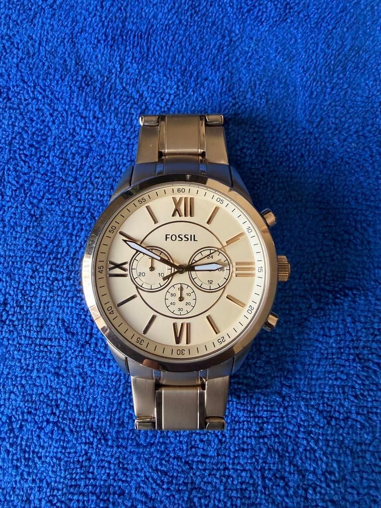 Fossil Goude Horloge, Handtassen en Accessoires, Horloges | Heren, Overige merken, Polshorloge, Ophalen of Verzenden, Zo goed als nieuw