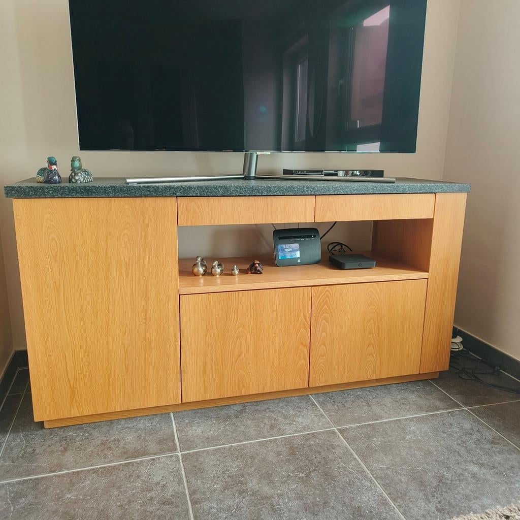 TV meubel op maat gemaakt, Ophalen, 100 tot 150 cm, Zo goed als nieuw, Minder dan 100 cm