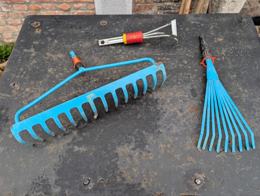 Outil Gardena et Wolf garden, Jardin & Terrasse, Enlèvement, Râteau