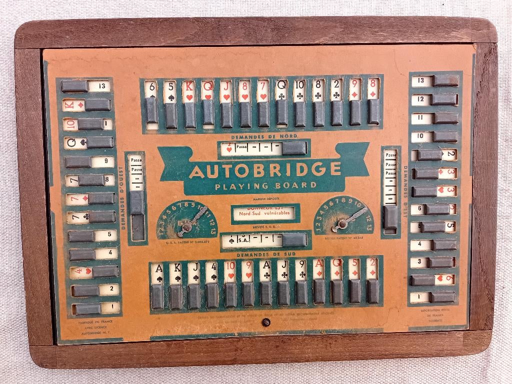 antiek spel autobridge, Ophalen of Verzenden