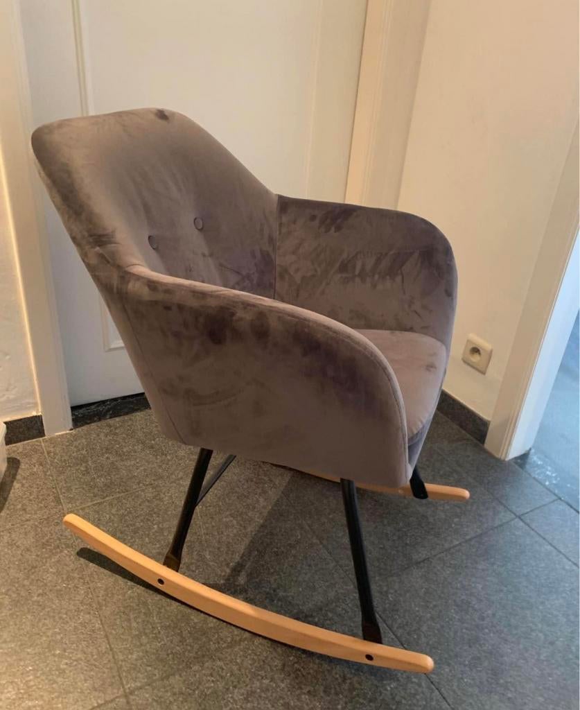 Kinder schommelstoel Nieuwstaat, Ophalen, Zo goed als nieuw, Stof