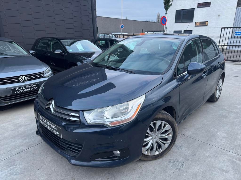 Citroën C4 1.4Benzine 158.xxxkm/Airco,Cruisecontrol, Voorwielaandrijving, Stof, Zwart, Blauw