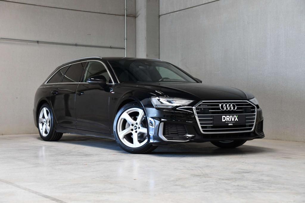 Audi A6 S-Line - Quattro - 40TDI - DAB - ACC - Trekhaak, Auto's, Gebruikt, 4 cilinders, Alcantara, Zwart