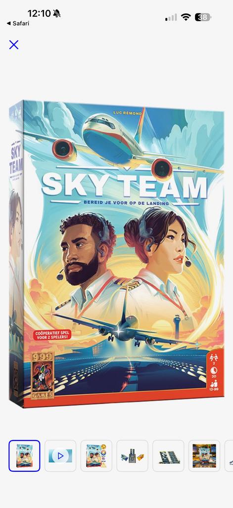 Sky team boardgame, Ophalen, Zo goed als nieuw