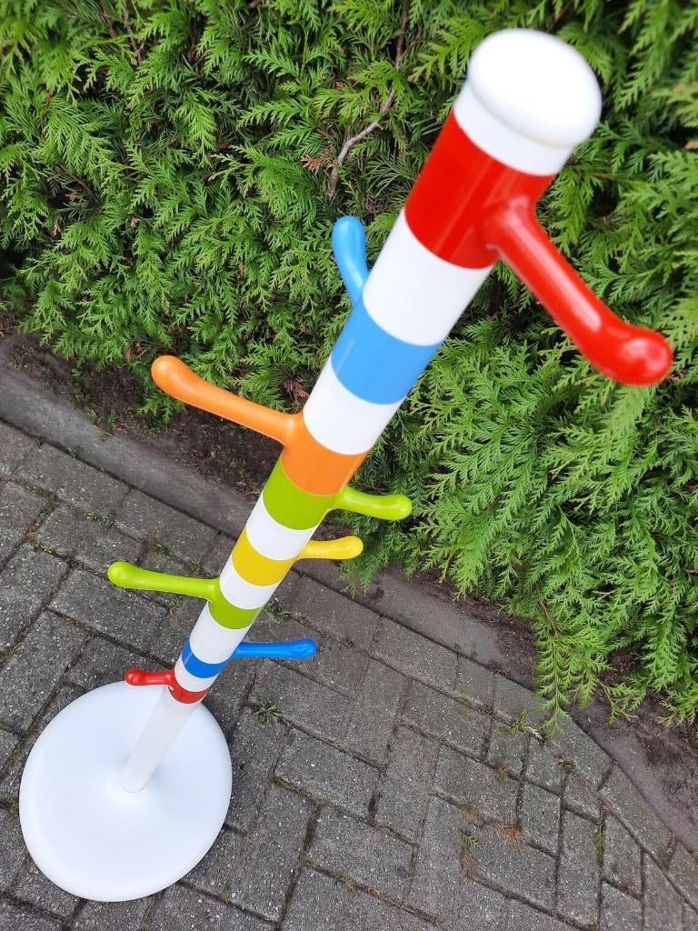 vintage kapstok Ikea Krokig Memphis Milano Art - 1m30, Ophalen, Zo goed als nieuw, Kapstokje