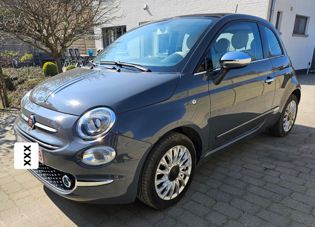 500 1.2 Lounge in prima staat, 1ste eig., ond.boek, Voorwielaandrijving, 4 zetels, Leder en Stof, 115 g/km