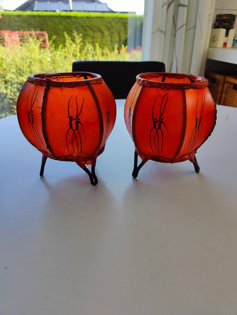 Traditionele Marokkaanse kaarslampjes, Ophalen of Verzenden, Nieuw, Kaars, Minder dan 25 cm
