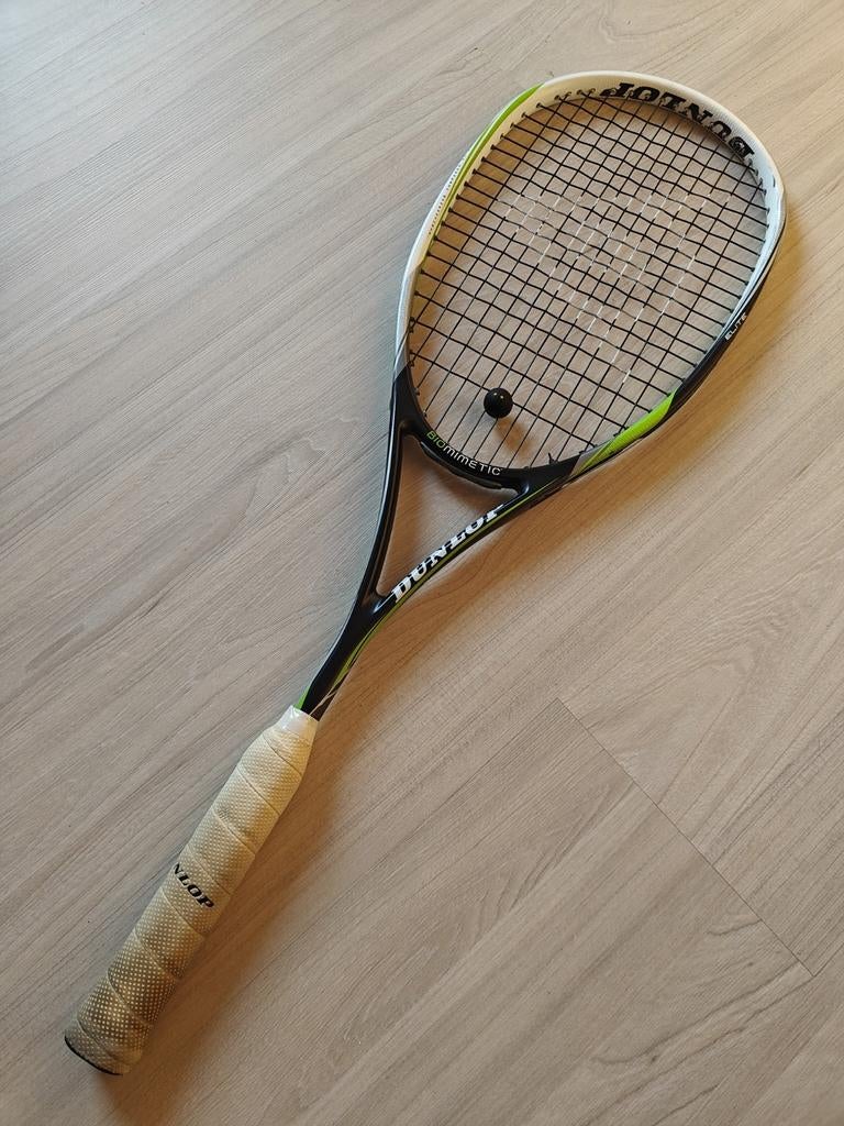 Dunlop elite squash racket, Sport en Fitness, Squash, Ophalen, Racket