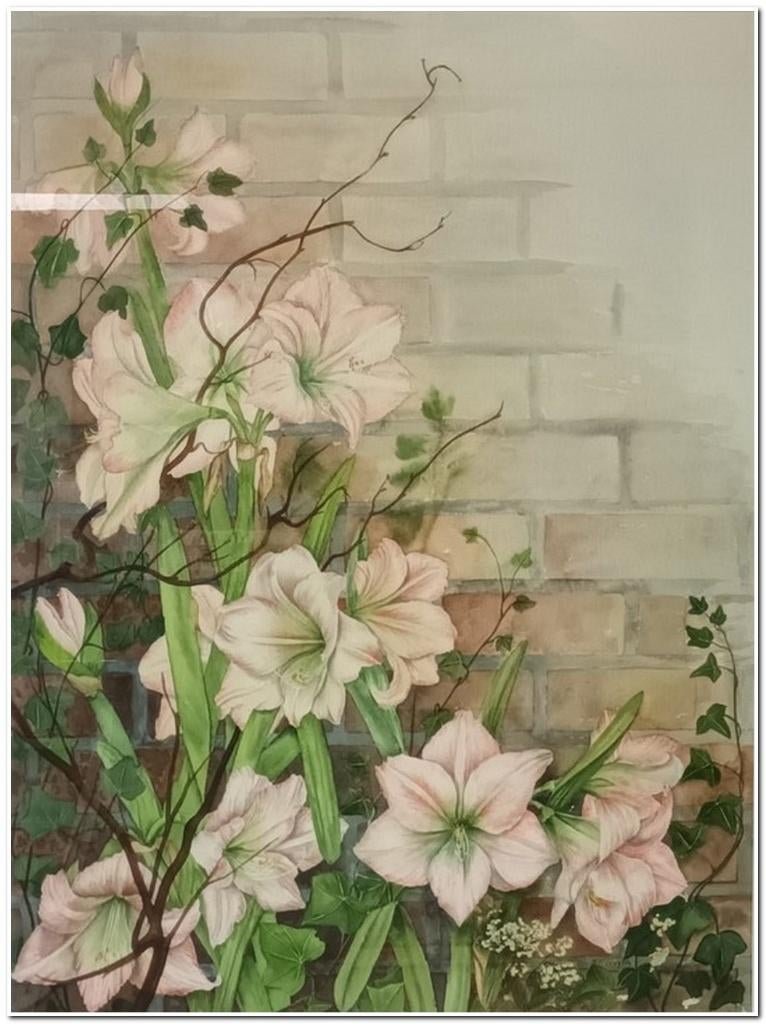 Simone Roevens (XXeeuw) - Aquarel op papier, Antiek en Kunst, Ophalen