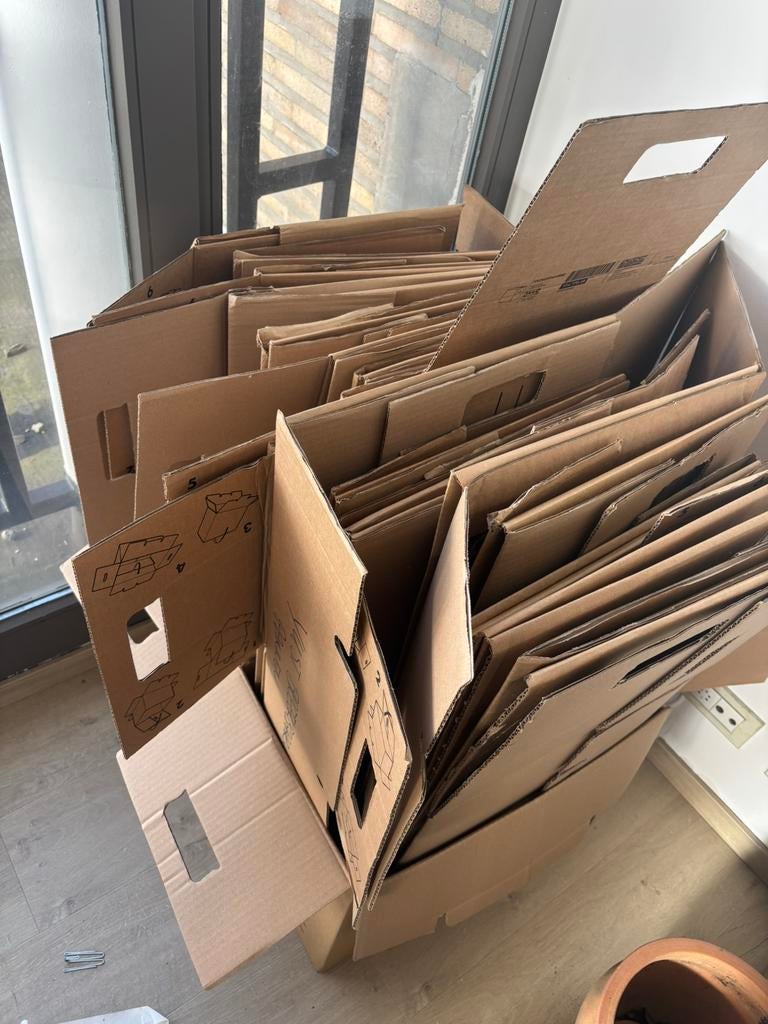 Ikea verhuisdozen 20st, Ophalen