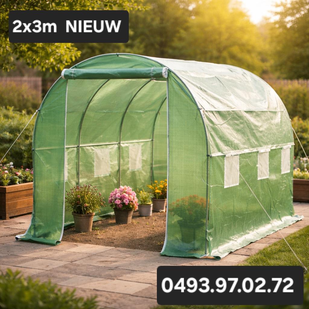 serre's nieuw 2x3m, Ophalen, Nieuw