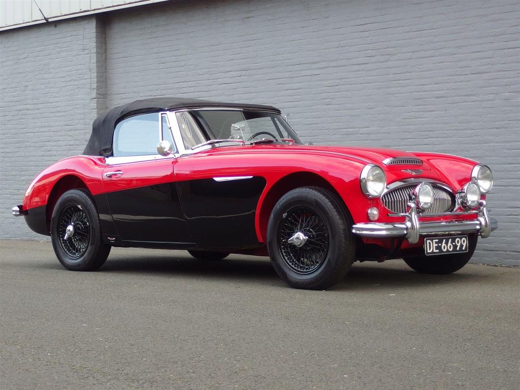 Austin Healey 3000  BJ8 Mk3 1964 Perfect, Auto's, Mistlampen, Cabriolet, Bedrijf, Handgeschakeld
