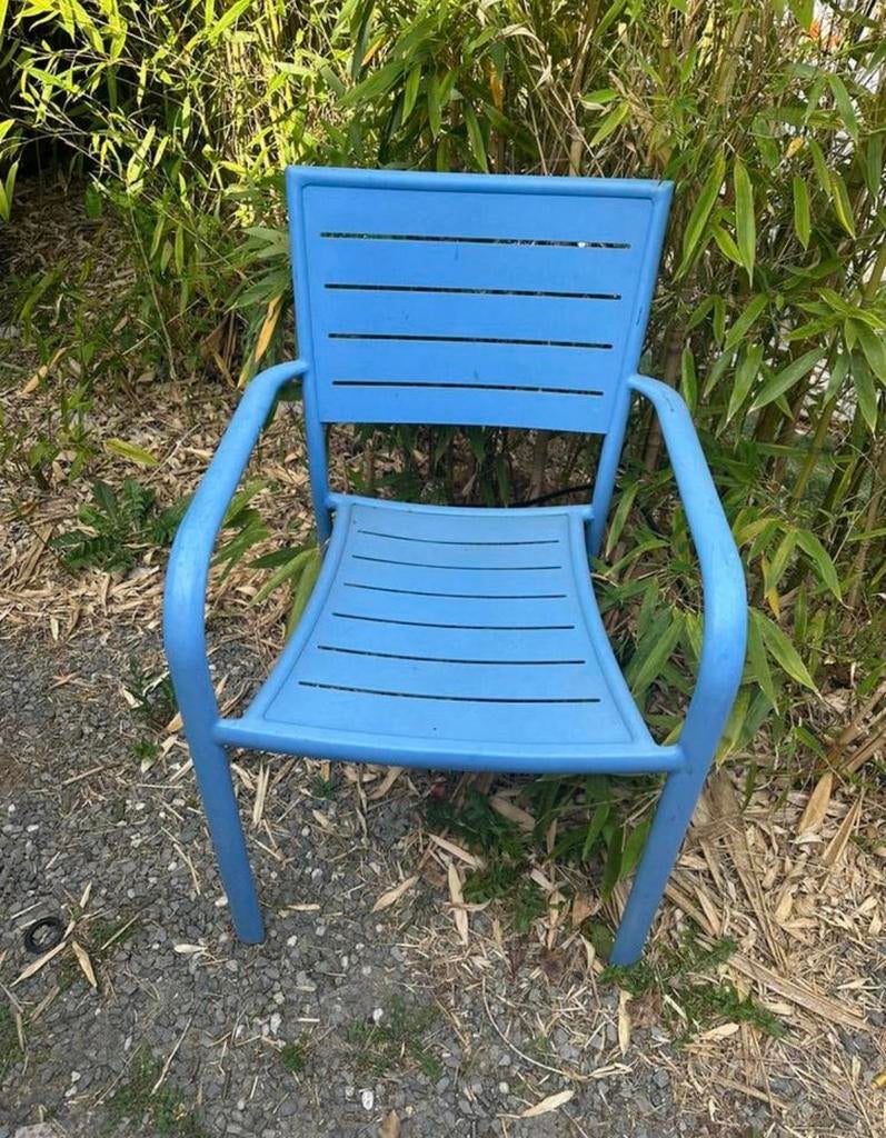 Terrasstoel, Ophalen, Gebruikt, Aluminium