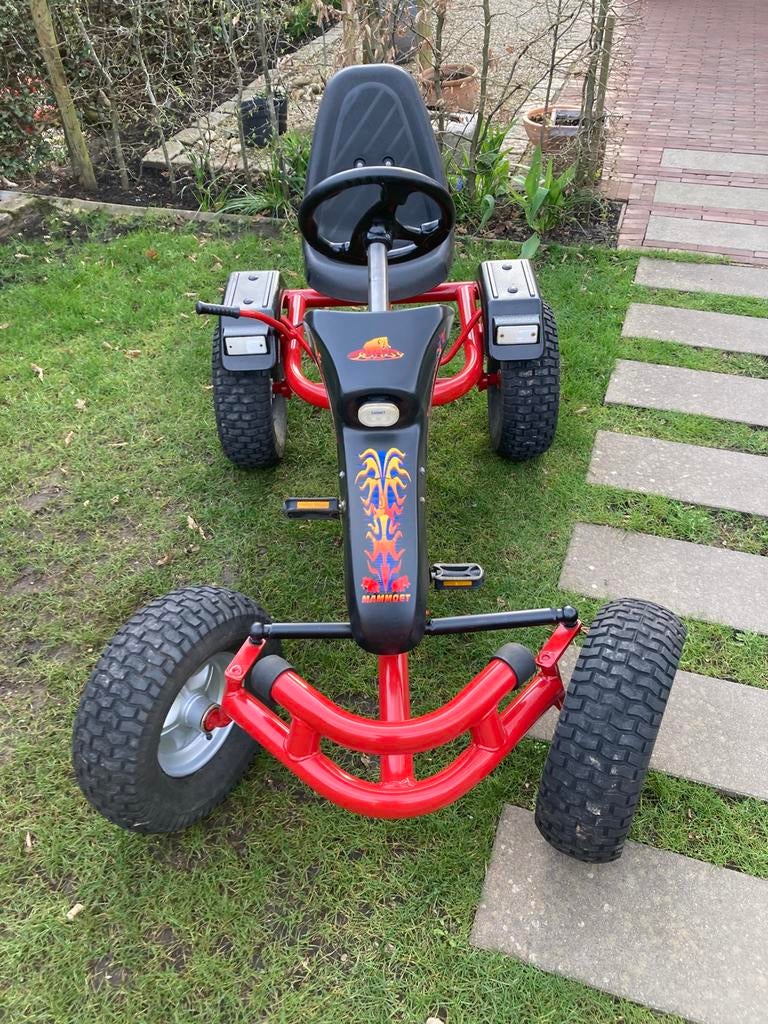 Prachtige gocart mammoet, Kinderen en Baby's, Speelgoed | Buiten | Skelters, Ophalen, Zo goed als nieuw, Mammoet
