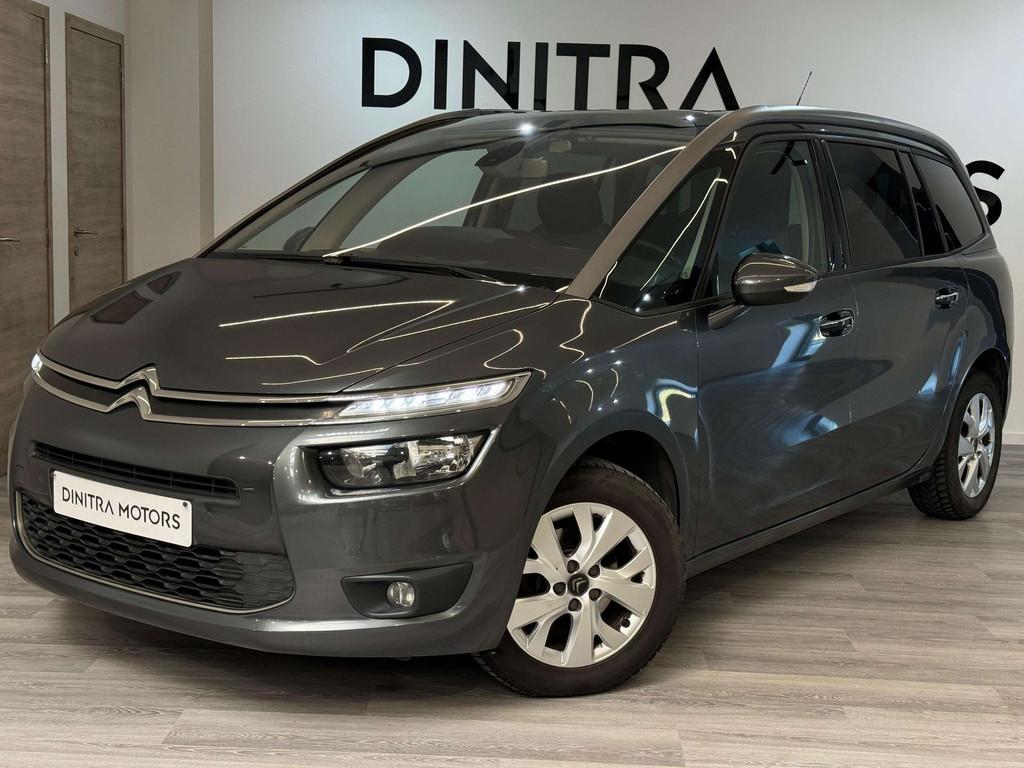 Citroen C4 Picasso 1.6i Intensive - 7zit/Pano/Camera/Cruise/, Euro 5, Stof, Gebruikt, Zwart
